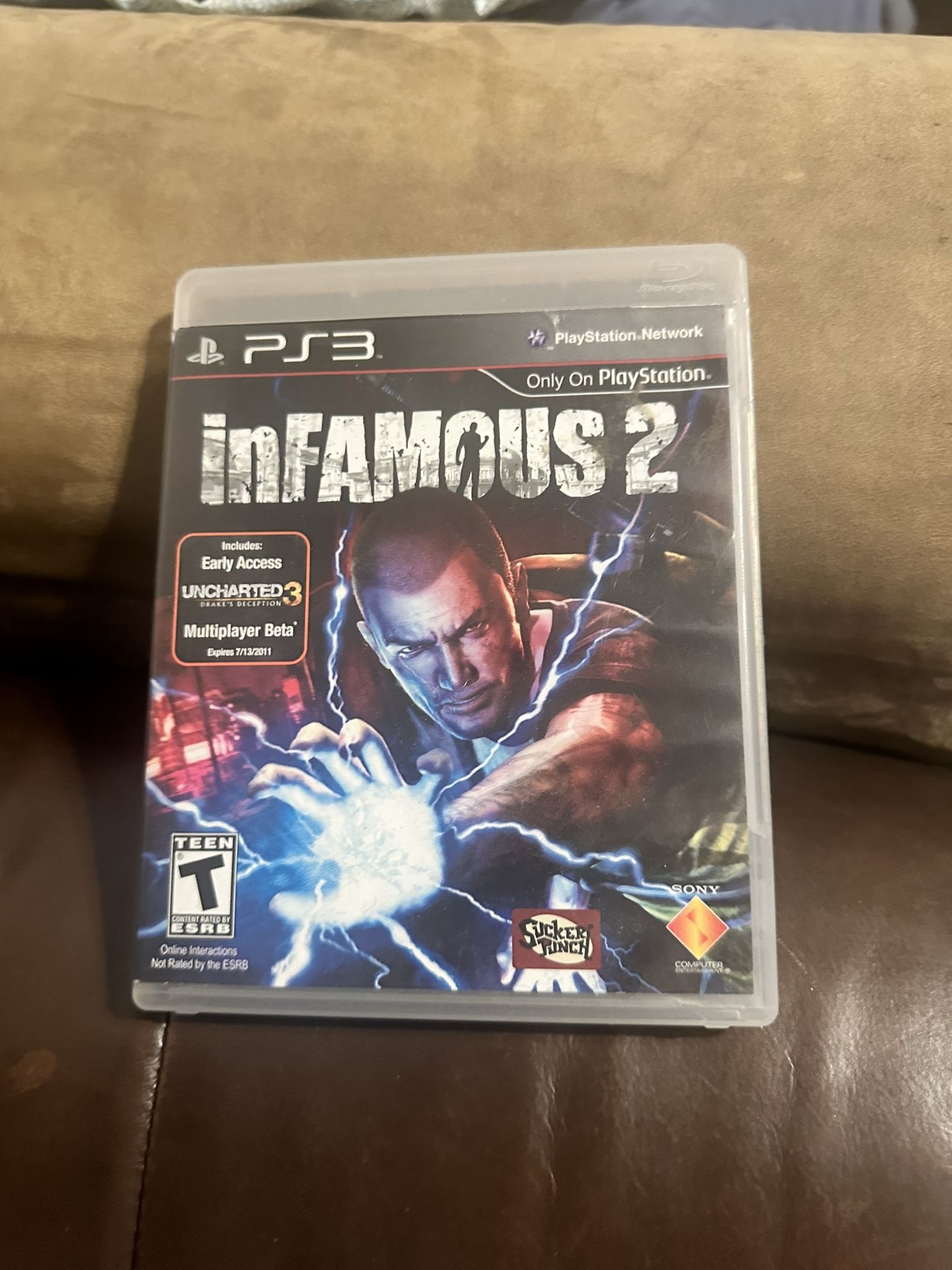 PS3 Game Infamous 2