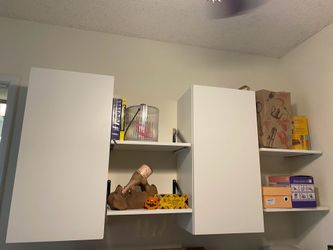 White ikea cabinets