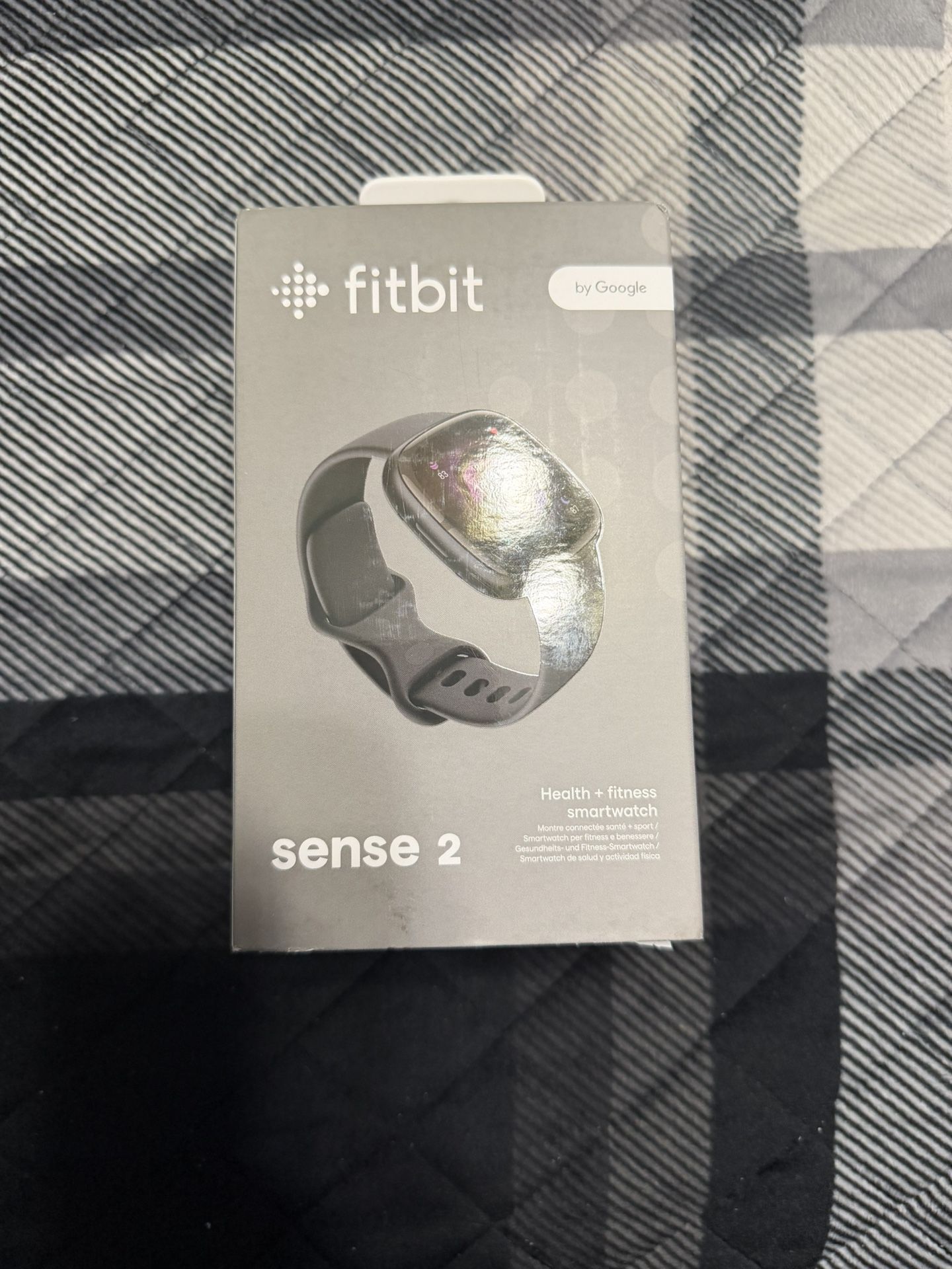 Fitbit Sense 2 Advanced Health and Fitness Smartwatch with Tools to Manage Stress and Sleep, ECG App, SpO2, 24/7 Heart Rate and GPS, Shadow Grey/Graph
