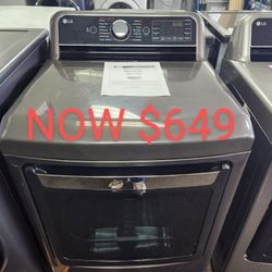 7.3 cu. ft. large Capacity smart vented electric dryer