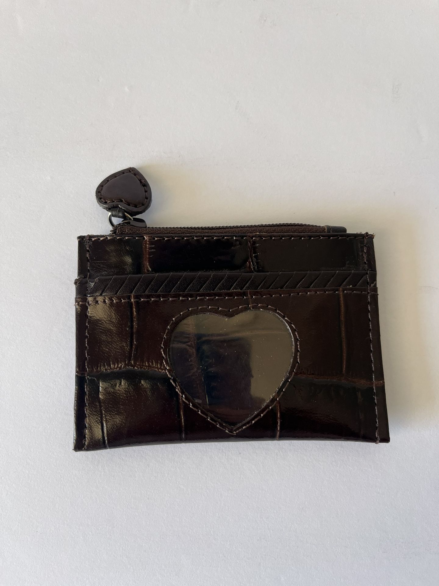 Brighton Small Leather Credit Card/Coin Wallet