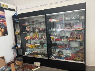 Display cases light up