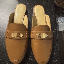Michael Kors Leather Mules Size 6 