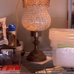 Vintage Style Mosaic Accent Lamp – Warm & Cozy Glow
