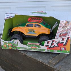 Teenage Mutant Ninja Turtles Elite 4x4 Monster Truck RC Jada new mint RARE!!