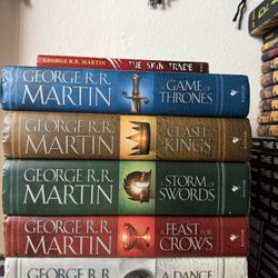 George R.R. Martin “A Game Of Thrones” Books.