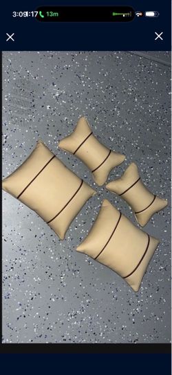 $40 Car Leather Pillows