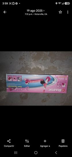 brand new pink scooters