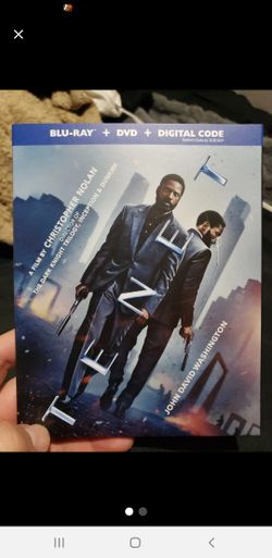 Tenet Blu Ray Dvd Combo Brand New Sealed With Slip Cover