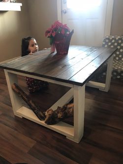 Rustic coffee table