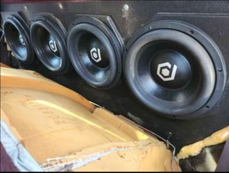 Soundqubed HDX4.12-D1 12" subwoofers