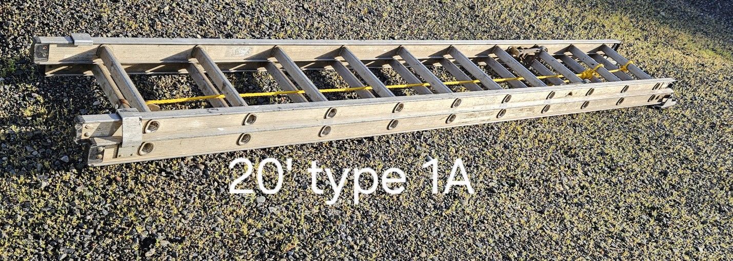 20' Green Bull aluminum ladder-type 1A(300#)