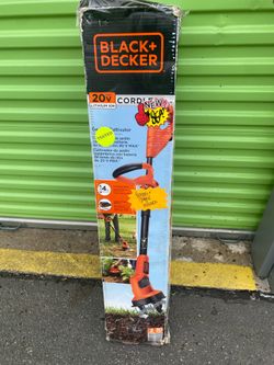 Black and Decker tiller 20v w battery and charger