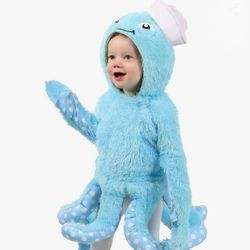 Baby Girl Octopus Costume Size 6-12 Months 