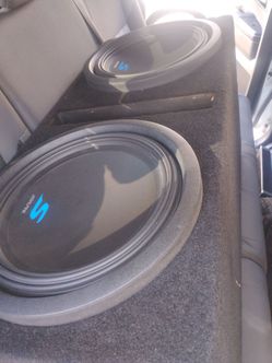 Speakers and amp