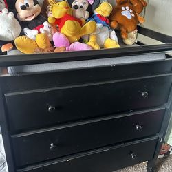 Changing Table with 3-Drawer Dresser