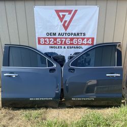 2019 2022 2024 GMC Sierra Denali 1500 Front Side Doors Driver Left And Right Passenger Side Doors 