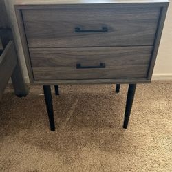 Bedroom End Tables (2) With 2 Drawers