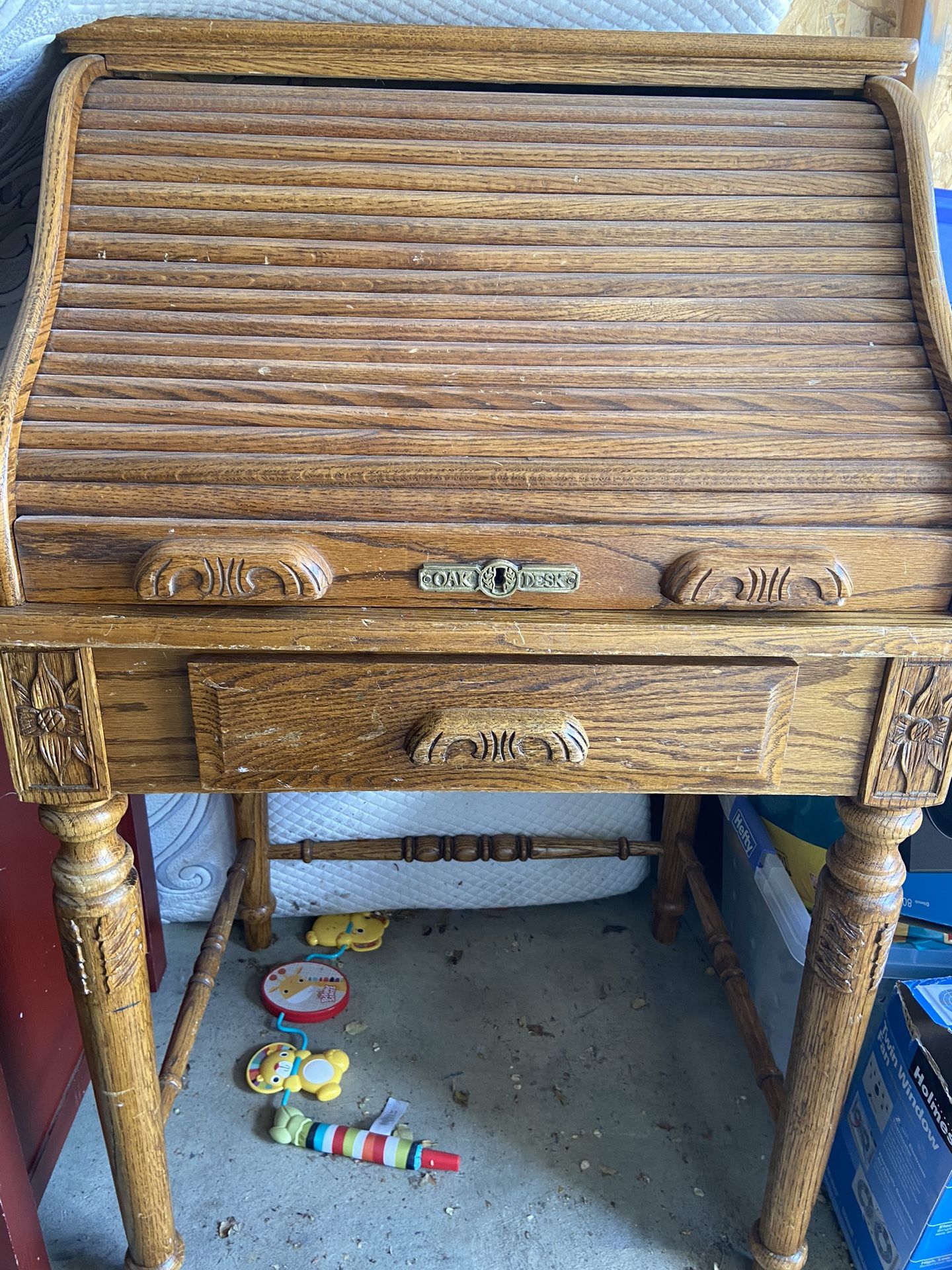 Vintage Roll Top Desk