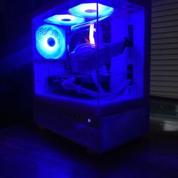White Budget Gaming PC - GTX 1660 SUPER - AMD Ryzen 5 5500- 512gb ssd- Wi-Fi Included -Brand New!