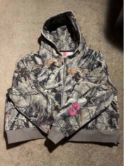 STZY Realtree Camo Cropped Zip-up Jacket