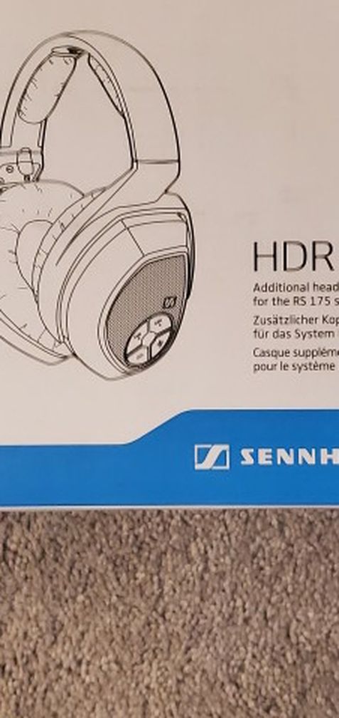 Sennheiser HDR RS 175 Digital Wireless Headphone System - Black