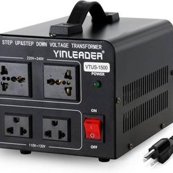 Yinleader 1500W Converter 110V to 220V