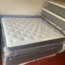 King Size Mattress Serta Perfect Sleeper Pillow Top 14” Inches New From Factory Wrapped in Plastic Same Day Delivery 