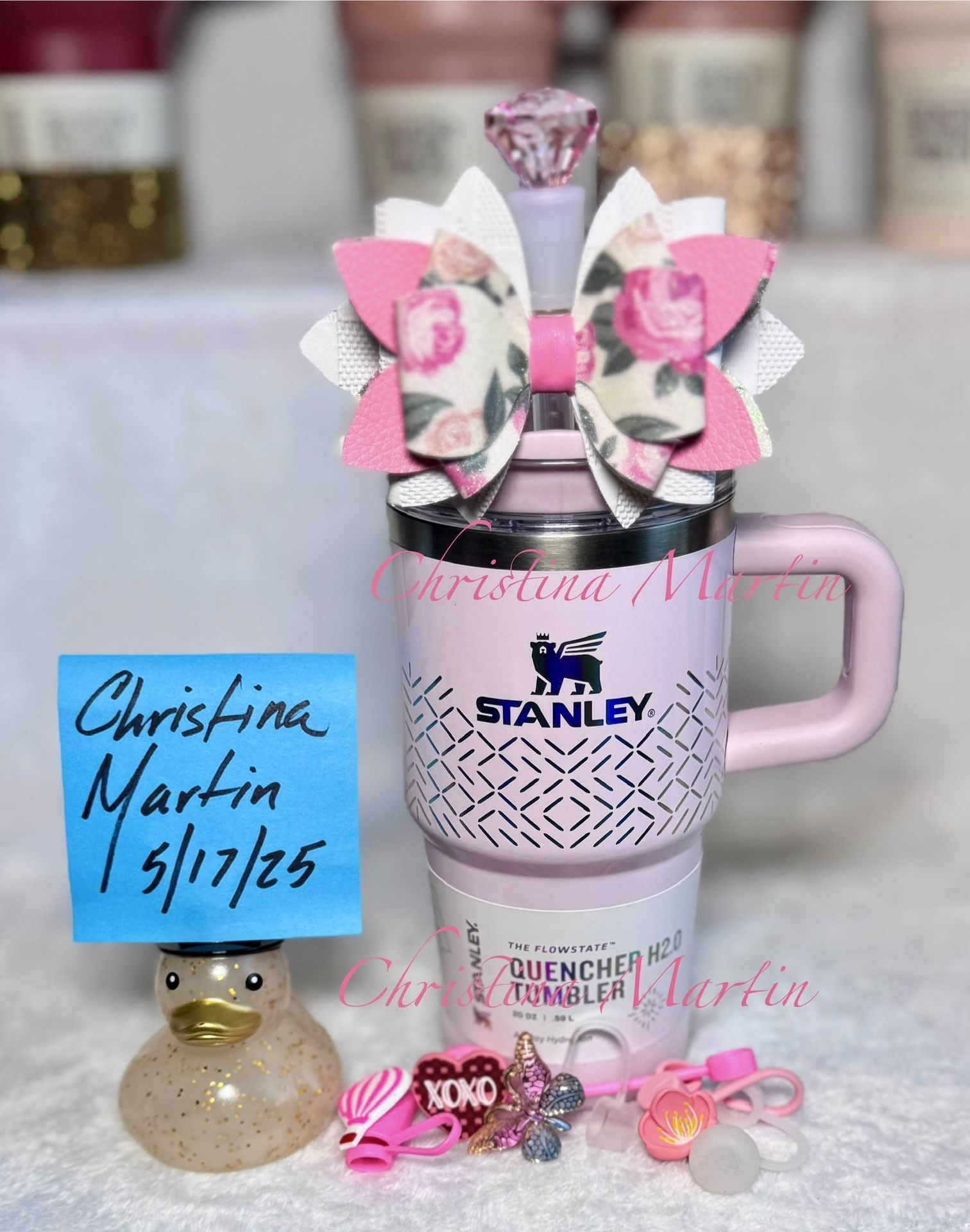 Stanley 20 Oz Mini tumbler with accessories