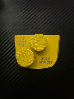 LAVINA Superabrasive X2B-SC-0030 Trapezoid Pad 30 Grit Two Button Soft