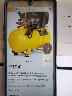 Compresor de 10 galones en buenas condiciones