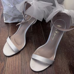 Wedding Bow Heels Size 6