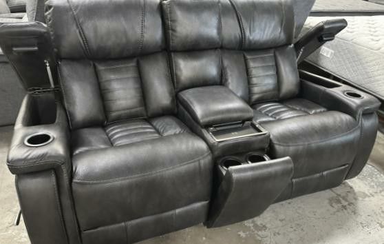 Dual Rocker Reclining Home Theater Loveseat