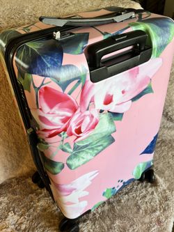 Calpak floral luggage review sale