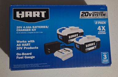 Hart tools 20v batteries - new
