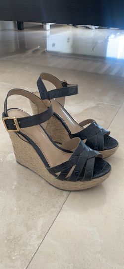 Black Platform Wedges
