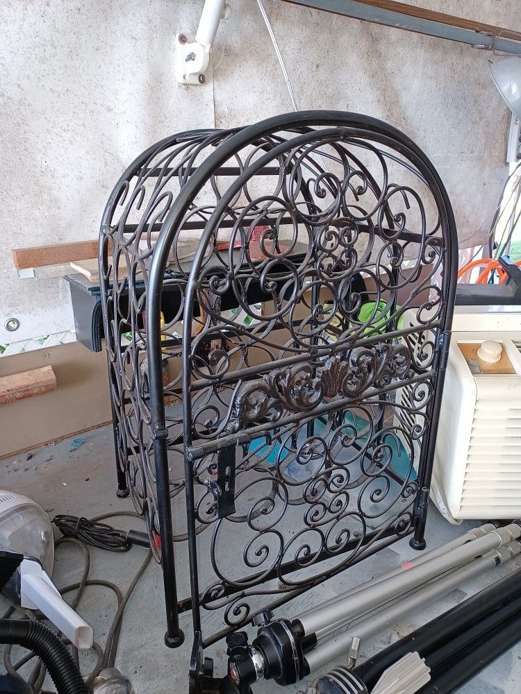 Metal Wine Rack Homemade