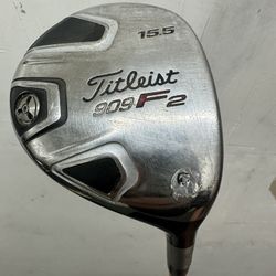Titleist 909F2 3 Wood 15.5* RH 43 in Graphite Shaft Stiff Flex X