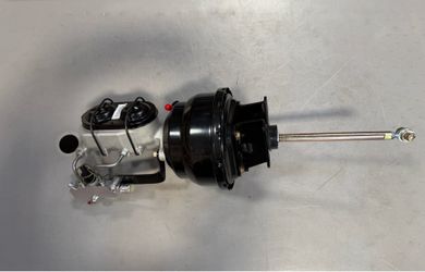 1963 - 66 Chevy truck Power Brake Booster 8” dual booster cast aluminum master cylinder and proportioning valve booster for C10