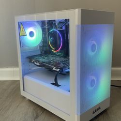 White Custom RGB Gaming PC