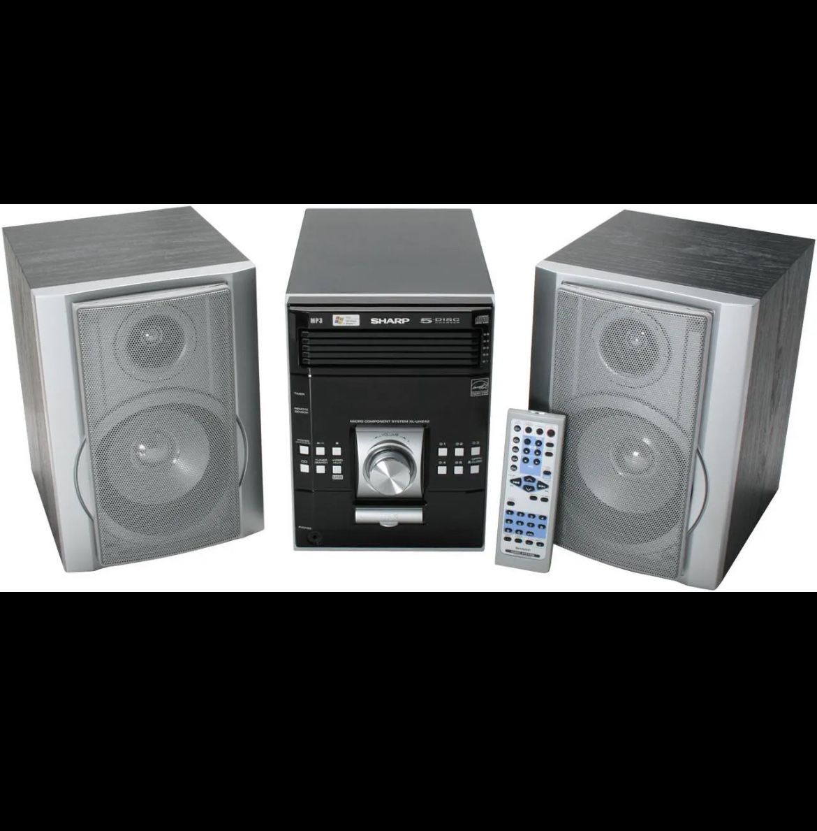 NEW Sharp Mini Stereo System 5CD, USB XL-UH242 Black