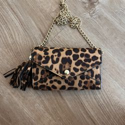 Cheetah Print Crossbody Bag