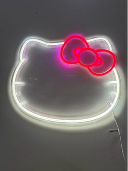 Hello kitty neon light