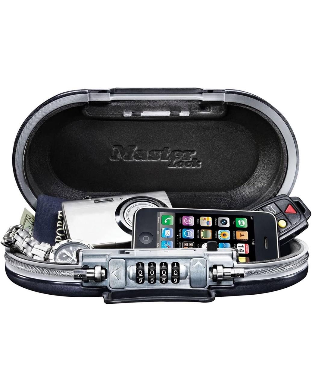 Master Lock Mini Travel Safe with Cable - 5900EURD  