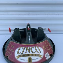 Cinco Classic Tree Stand For Up To 9 Ft Trees, Medium, Green