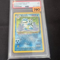 Blastoise Base 2 PSA 7 Pokemon Slab