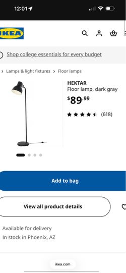 Black Ikea Floor Lamp