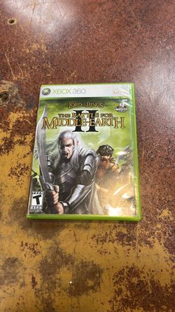 Lord of the rings the battle for middle-earth Xbox 360