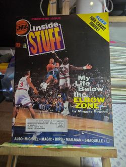 1992 NBA basketball stuff Premiere issue fleer NBA cards inside