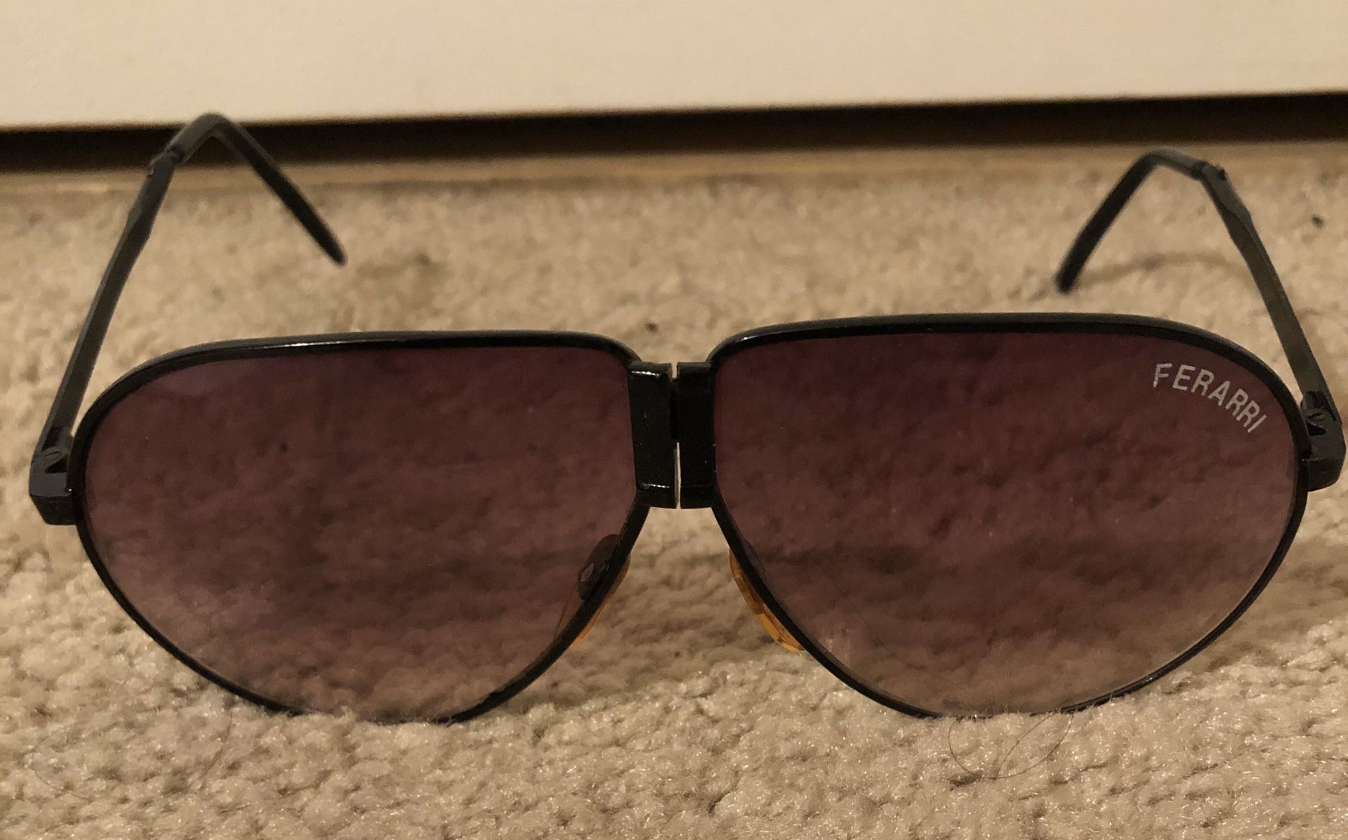 Vintage Ferrari aviator sunglasses